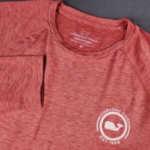 Vineyard Vines Performance Shirt Long Sleeve Athletic Heathered M